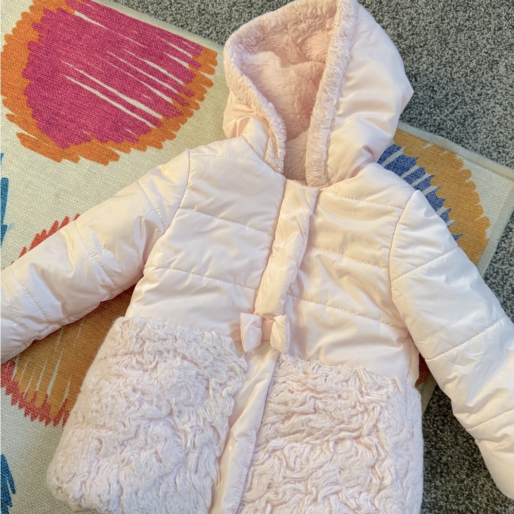 Girls light pink coat